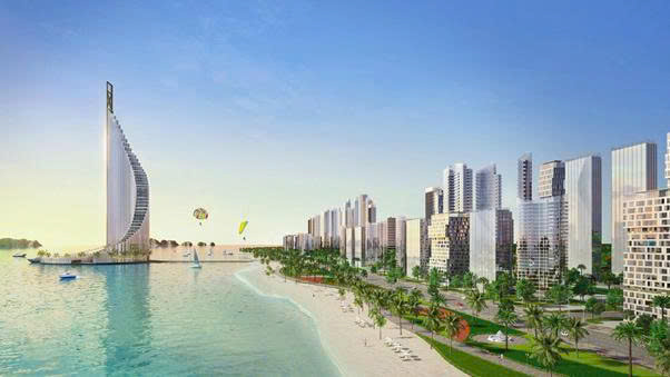 Phối cảnh 3D tổng thể dự án Sun Elite City.
