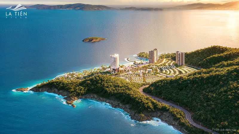 Hình ảnh phối cảnh 3D tổng thể dự án La Tiên Villa.